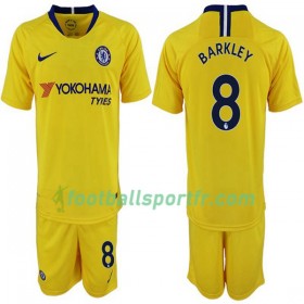 Tenue Chelsea Ross Barkley 8 Enfant Extérieur 2018-2019 Maillot de Foot